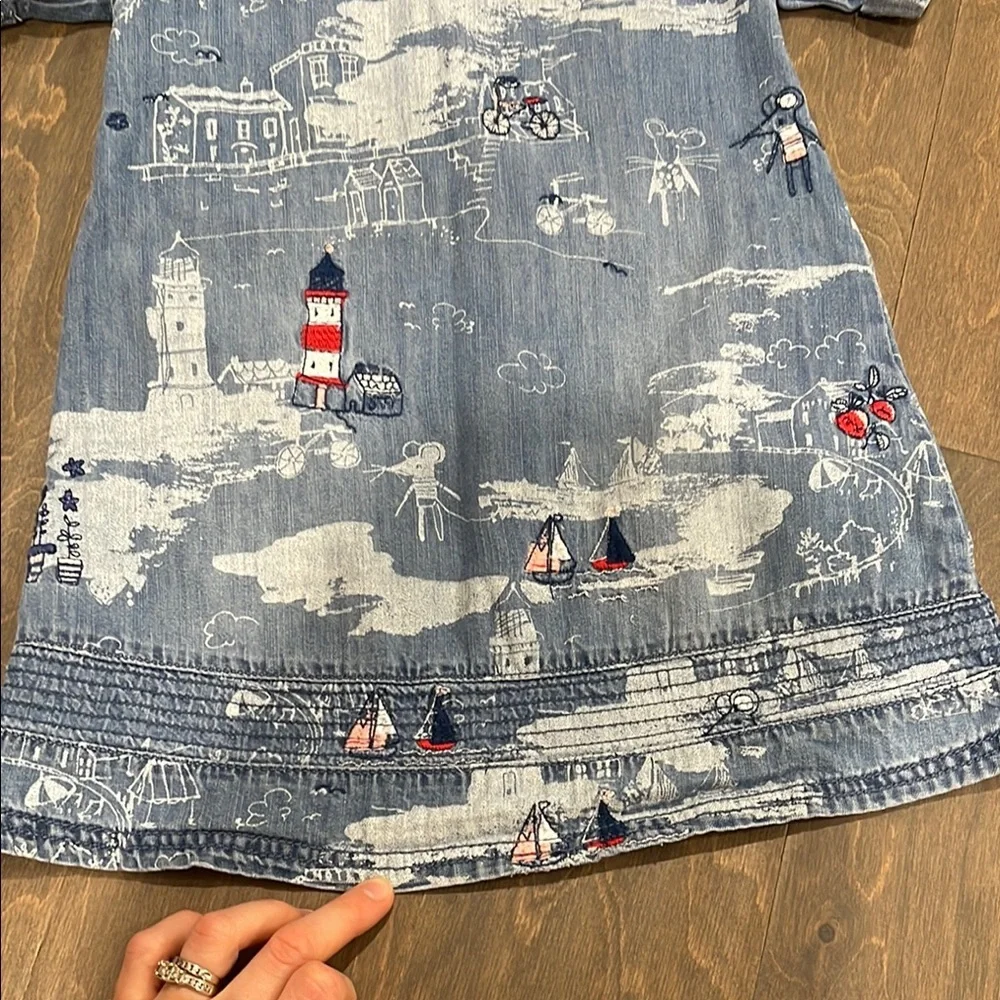 (Next) Denim Girl Dress size 2-3yrs